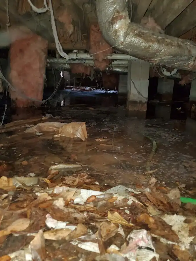Crawl space flood assessment for Commercial Water Damage Restoration in The Villages
